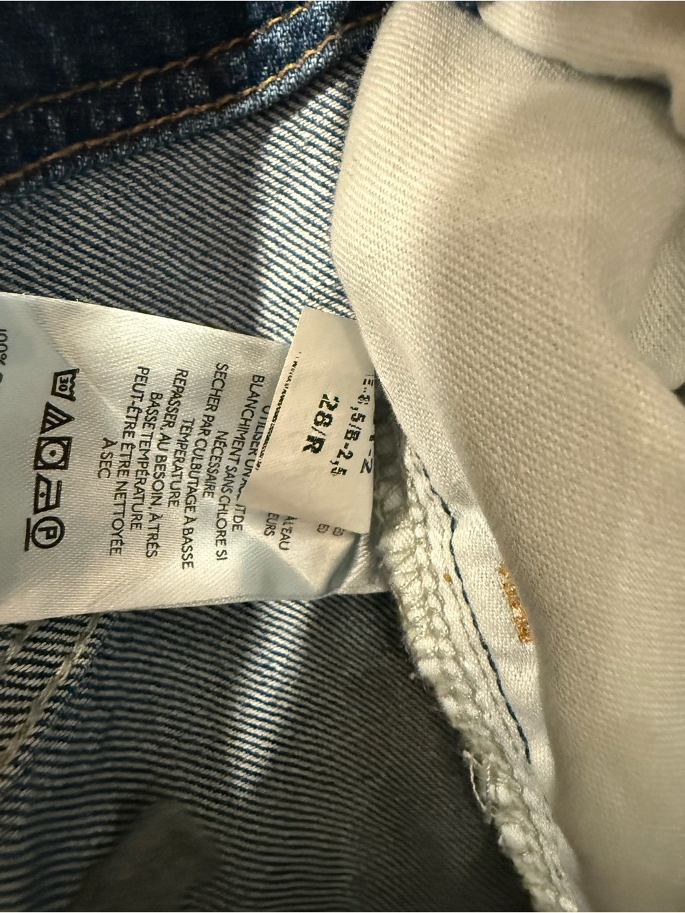 PILCRO ANTHROPOLOGIE High-Rise Wide Leg Women Jeans in Medium Blue - Picture 7 of 7